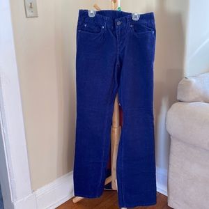 Dark Blue J. Crew Corduroys